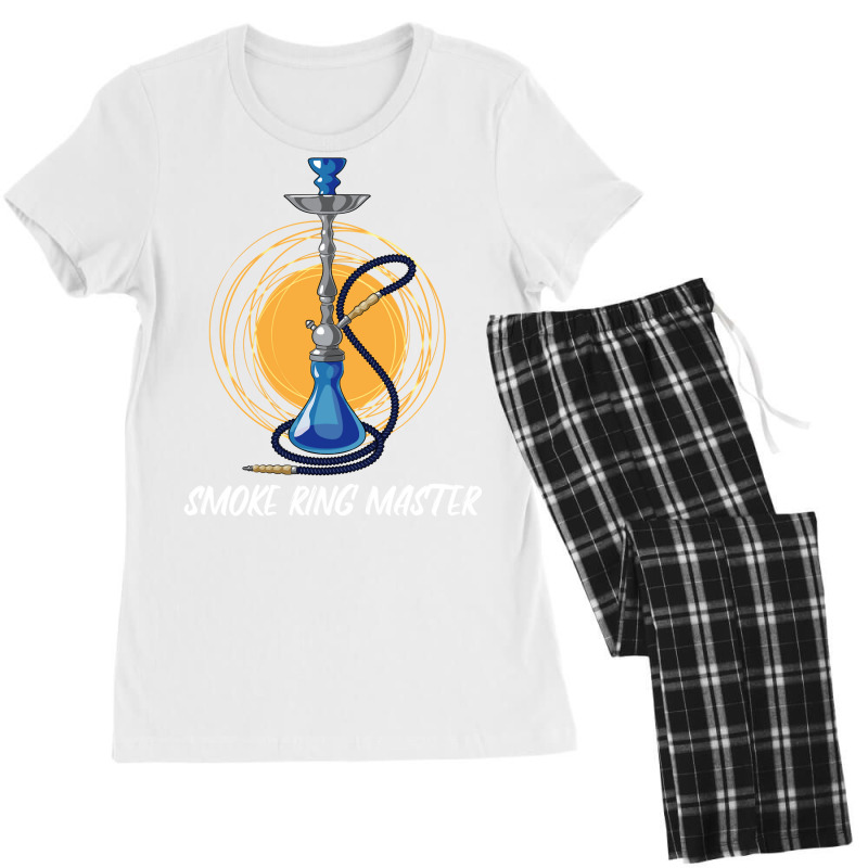 Smoke Ring Master Long Pipe Tube Hookah Long Sleeve T Shirt Women's Pajamas Set by SchonbergerKamile | Artistshot