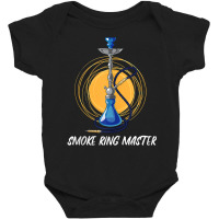 Smoke Ring Master Long Pipe Tube Hookah Tank Top Baby Bodysuit | Artistshot