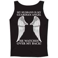 My Husband Is My Guardian Angel Tank Top | Artistshot