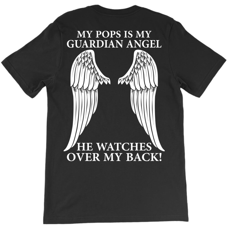 My Pops Is My Guardian Angel T-shirt | Artistshot