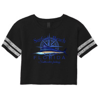 Surfside Beach Florida Sailfish Billfish Saltwater Fishing T Shirt Scorecard Crop Tee | Artistshot