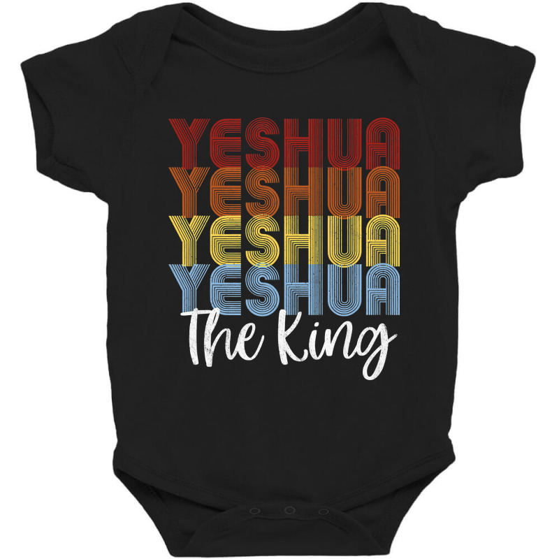 Yeshua Retro Vintage Messianic Jesus Gift Baby Bodysuit | Artistshot