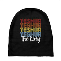 Yeshua Retro Vintage Messianic Jesus Gift Baby Beanies | Artistshot