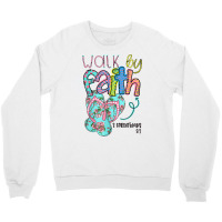 Walk By Faith Flip Flops Christian Jesus Bible Verse Summer T Shirt Crewneck Sweatshirt | Artistshot