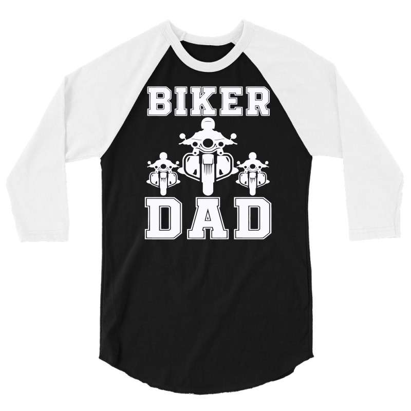 Biker Dad 3/4 Sleeve Shirt by marceliana | Artistshot