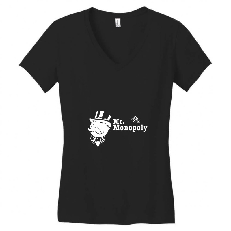 Monopoly Mr Women's V-Neck T-Shirt by suvukana | Artistshot