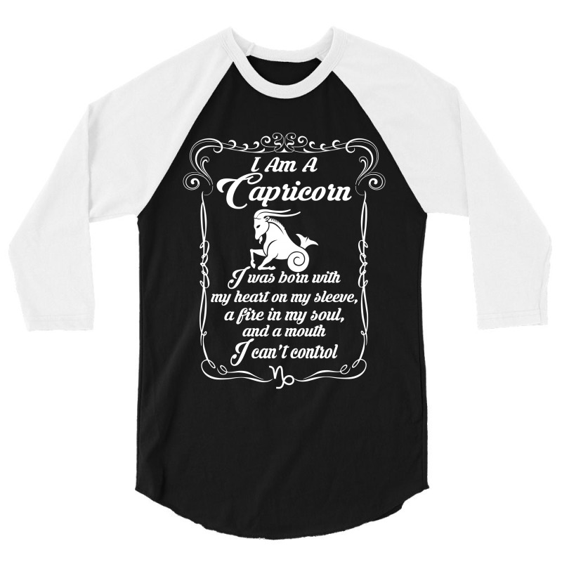 I Am A Capricorn 3/4 Sleeve Shirt | Artistshot