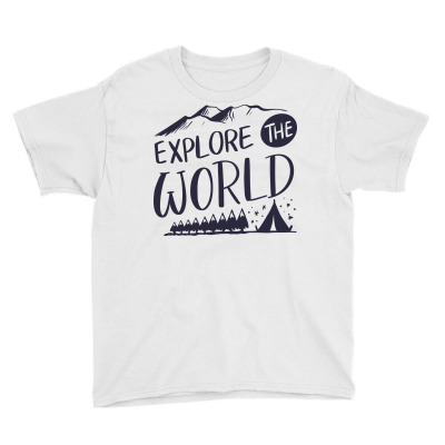 Explore The World Youth Tee Designed By Estore