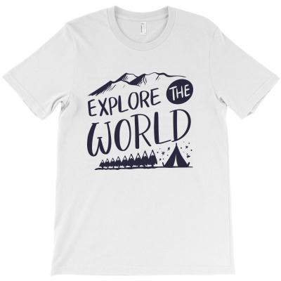 Explore The World T-shirt Designed By Estore