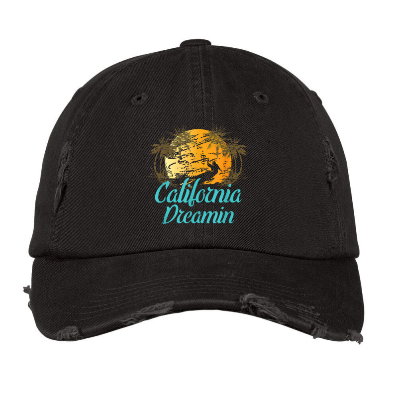 California Dreamin Vintage Cap by labilsekali | Artistshot