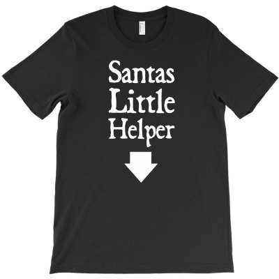 Santas Little Helper Funny T-shirt Designed By Prakoso77