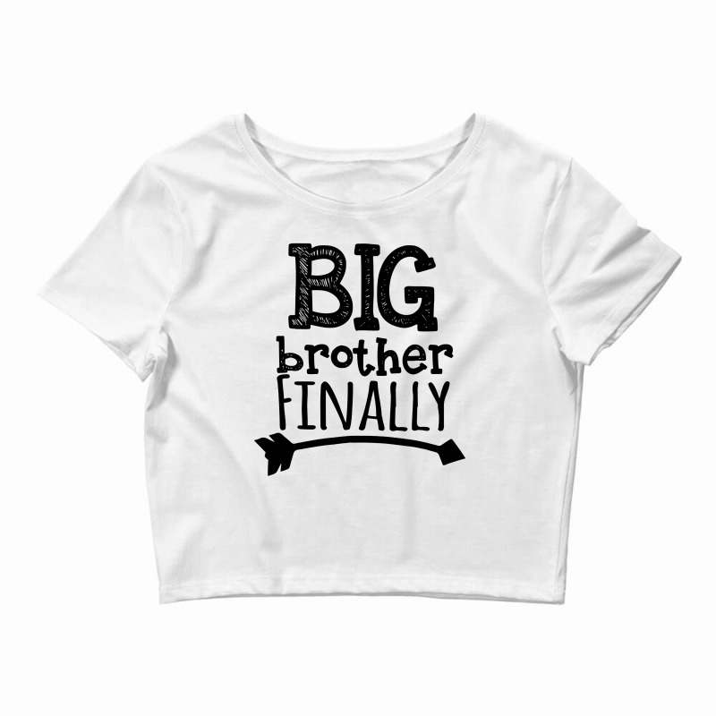 Big Brother Finally Novelty Crop Top by syakirra | Artistshot