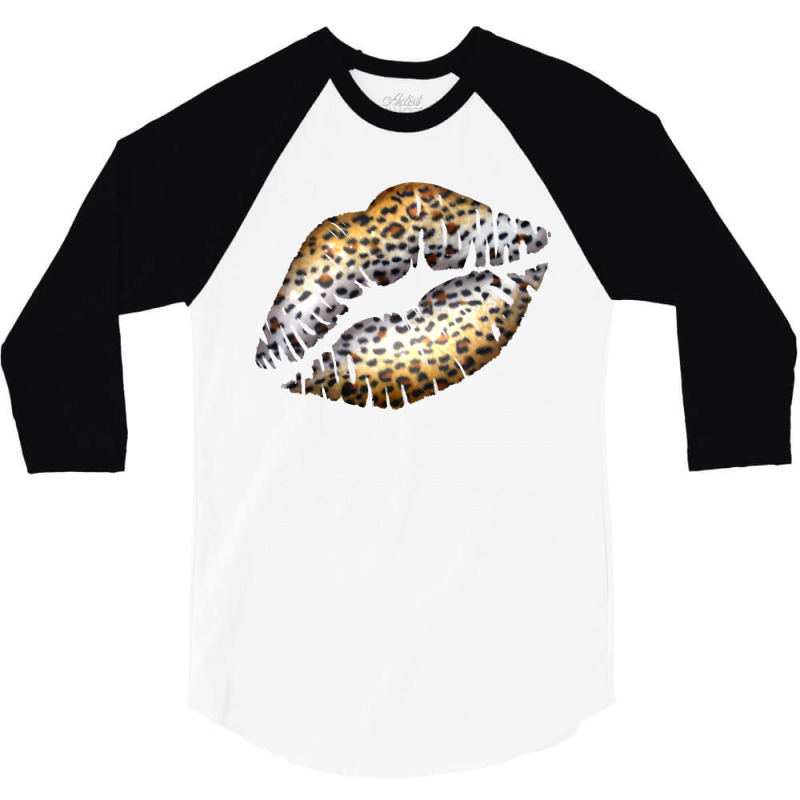 Cheetah Lips 3/4 Sleeve Shirt | Artistshot