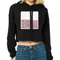 Modern Artistic Abstract Cactus And Triangles 19808796 Cropped Hoodie | Artistshot