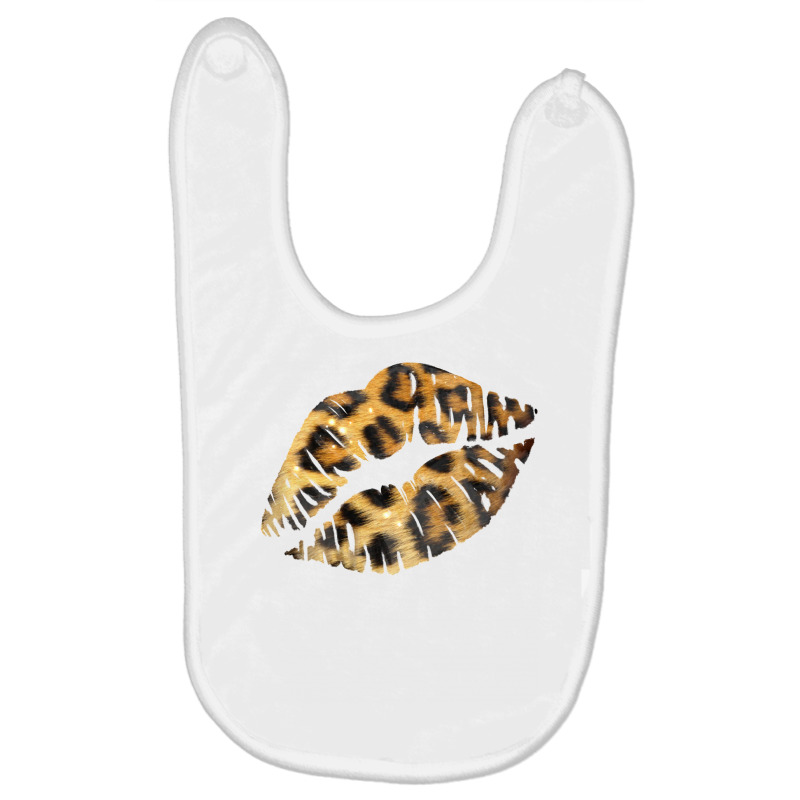 Leopard Lips Baby Bibs | Artistshot