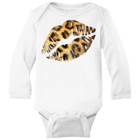 Leopard Lips Long Sleeve Baby Bodysuit | Artistshot