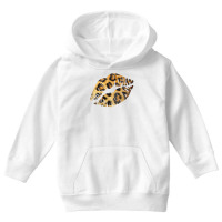 Leopard Lips Youth Hoodie | Artistshot