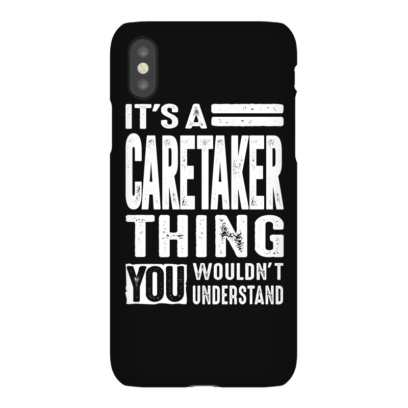 Caretaker Gift Funny Job Title Profession Birthday Idea Iphonex Case | Artistshot