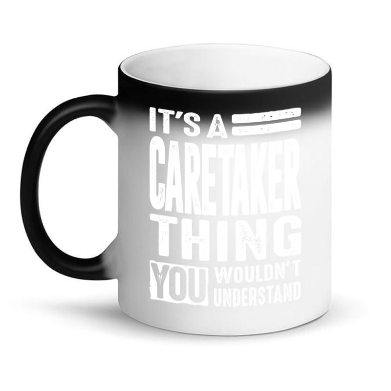 Caretaker Gift Funny Job Title Profession Birthday Idea Magic Mug | Artistshot