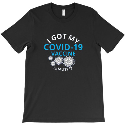 Vaccinated Merch T-shirt Designed By Warning