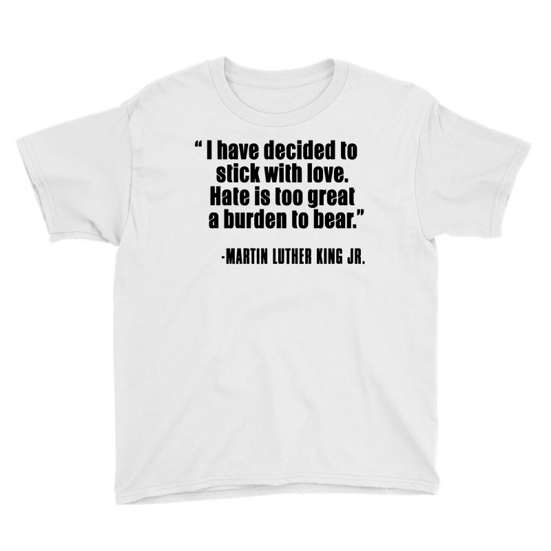 Quote Martin Luther King Jr Youth Tee by Balprut Store | Artistshot