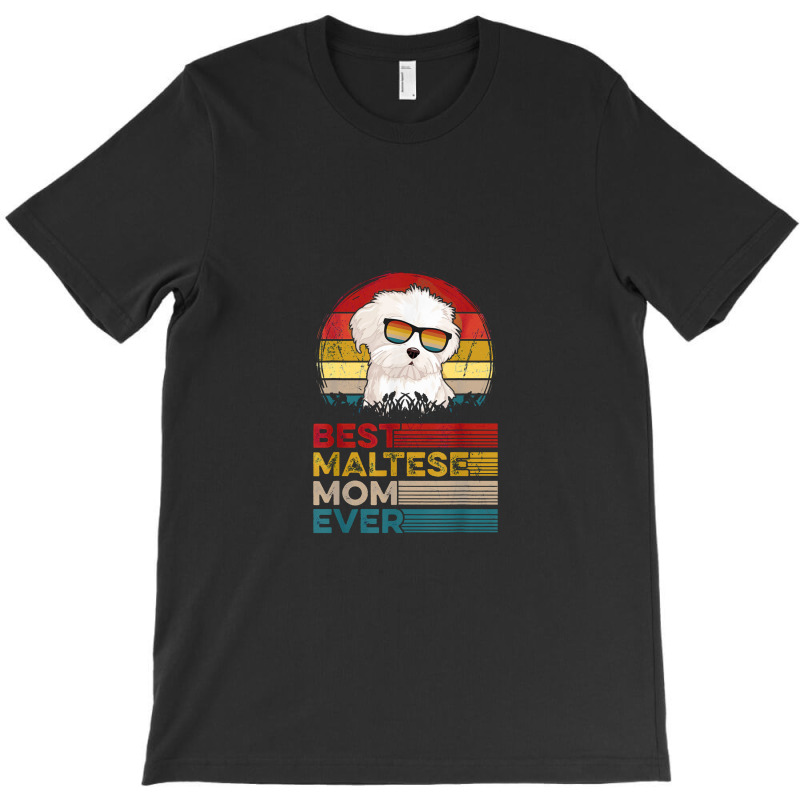 Og Vintage Best Maltese Mom Ever Mothers Day For Dog Mom T-shirt | Artistshot