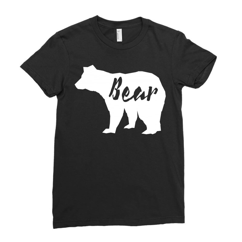 Bear Ladies Fitted T-Shirt by SabriAcar | Artistshot