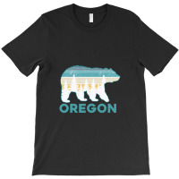 Oregon Vintage Grizzly Bear Nature Hiking Souvenir Gift T-shirt | Artistshot