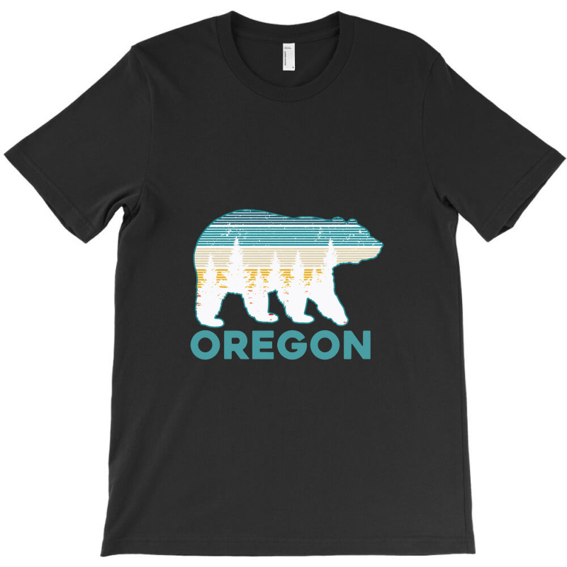 Oregon Vintage Grizzly Bear Nature Hiking Souvenir Gift T-shirt | Artistshot