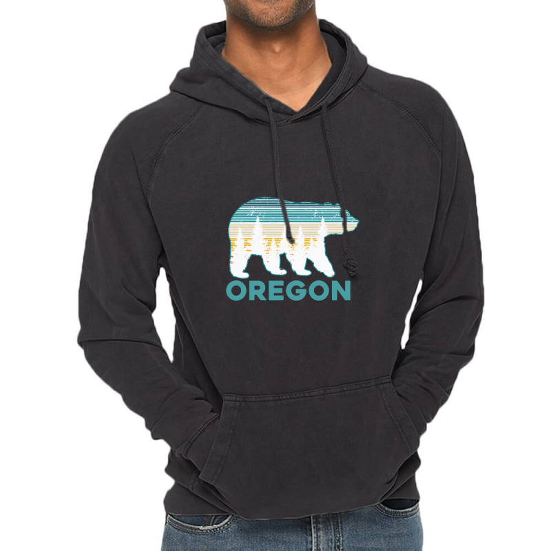 Oregon Vintage Grizzly Bear Nature Hiking Souvenir Gift Vintage Hoodie | Artistshot