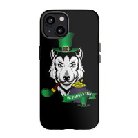 Leprechaun Hat Smoking Pipe Funny Wolf St Patricks Day Party T Shirt Iphone 13 Case | Artistshot