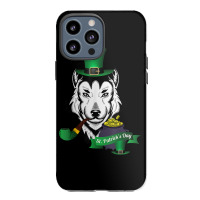 Leprechaun Hat Smoking Pipe Funny Wolf St Patricks Day Party T Shirt Iphone 13 Pro Max Case | Artistshot