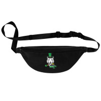 Leprechaun Hat Smoking Pipe Funny Wolf St Patricks Day Party T Shirt Fanny Pack | Artistshot