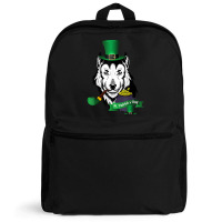 Leprechaun Hat Smoking Pipe Funny Wolf St Patricks Day Party T Shirt Backpack | Artistshot