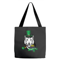 Leprechaun Hat Smoking Pipe Funny Wolf St Patricks Day Party T Shirt Tote Bags | Artistshot