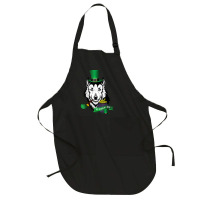 Leprechaun Hat Smoking Pipe Funny Wolf St Patricks Day Party T Shirt Full-length Apron | Artistshot