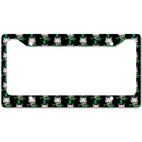 Leprechaun Hat Smoking Pipe Funny Wolf St Patricks Day Party T Shirt License Plate Frame | Artistshot