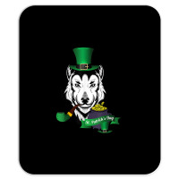 Leprechaun Hat Smoking Pipe Funny Wolf St Patricks Day Party T Shirt Mousepad | Artistshot