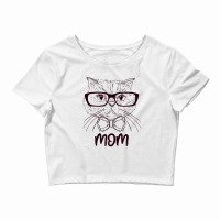 Cat Mom Illustration Crop Top | Artistshot