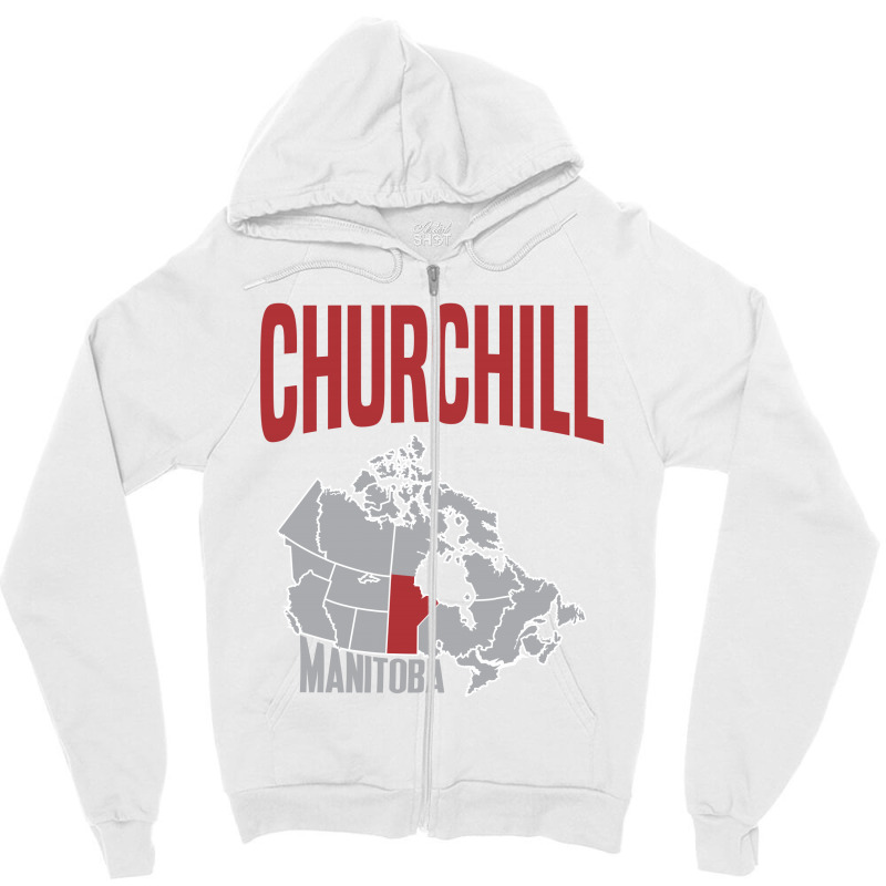 Churchill - Manitoba Zipper Hoodie | Artistshot