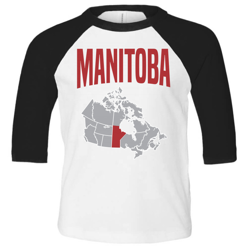 Manitoba Toddler 3/4 Sleeve Tee | Artistshot