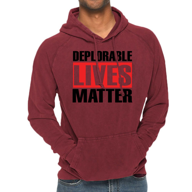 Deplorable Lives Matter Vintage Hoodie | Artistshot