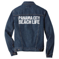 Panama City Beach Life Tank Top Men Denim Jacket | Artistshot