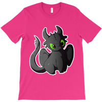 Chibi Black Dragon T-shirt | Artistshot