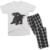 Chibi Mini Toothless Dragon Men's T-shirt Pajama Set | Artistshot