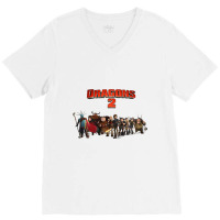 Cool Dragons 2 Team Funny V-neck Tee | Artistshot