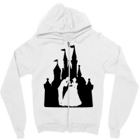 Castle With Cinderella Zipper Hoodie | Artistshot