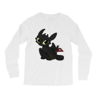 Cute Fury Night Dragon Black Long Sleeve Shirts | Artistshot