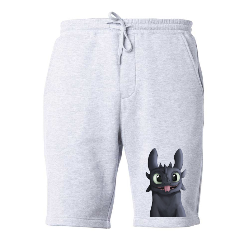 Funny Toothless Dragon Fleece Short | Artistshot