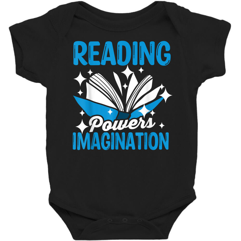 Reading Powers Imagination Reading Teacher Bookworm T Shirt Baby Bodysuit by ranmarbunathoo90 | Artistshot